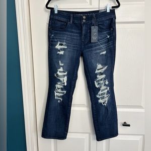 NWT AE Super super Stretch Artist Crop Size 12